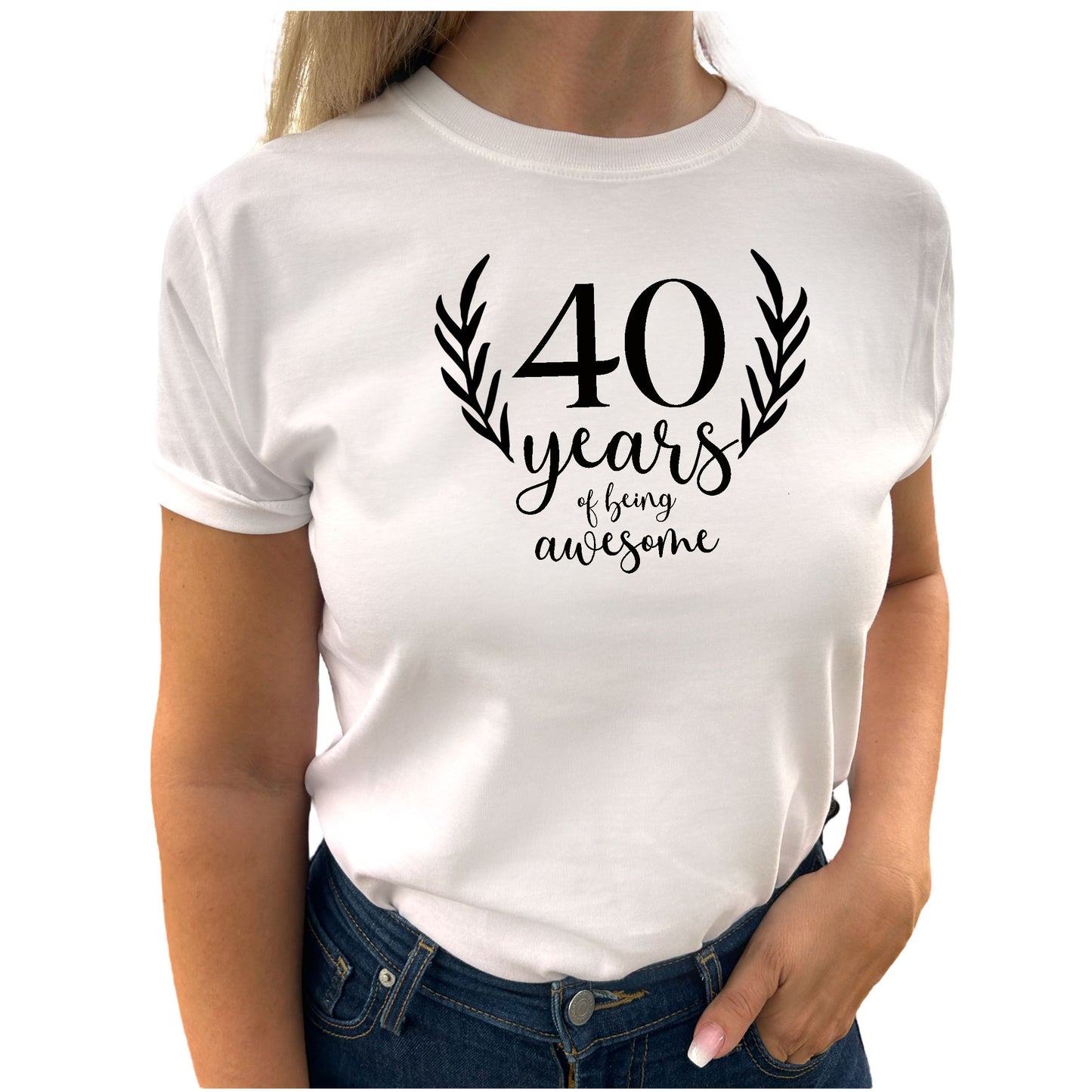 40 years of being Awesome Födelsedags T-shirt