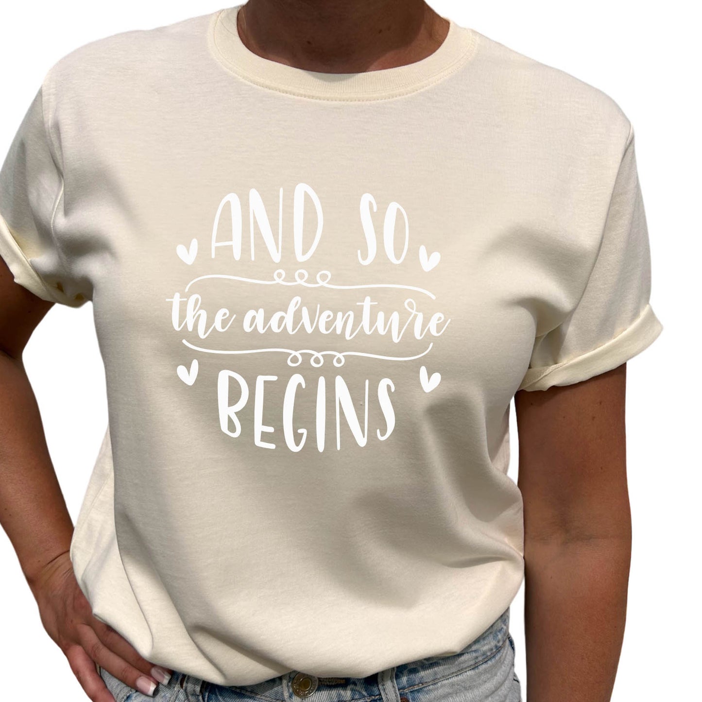 And So The Adventure Begins T-shirt