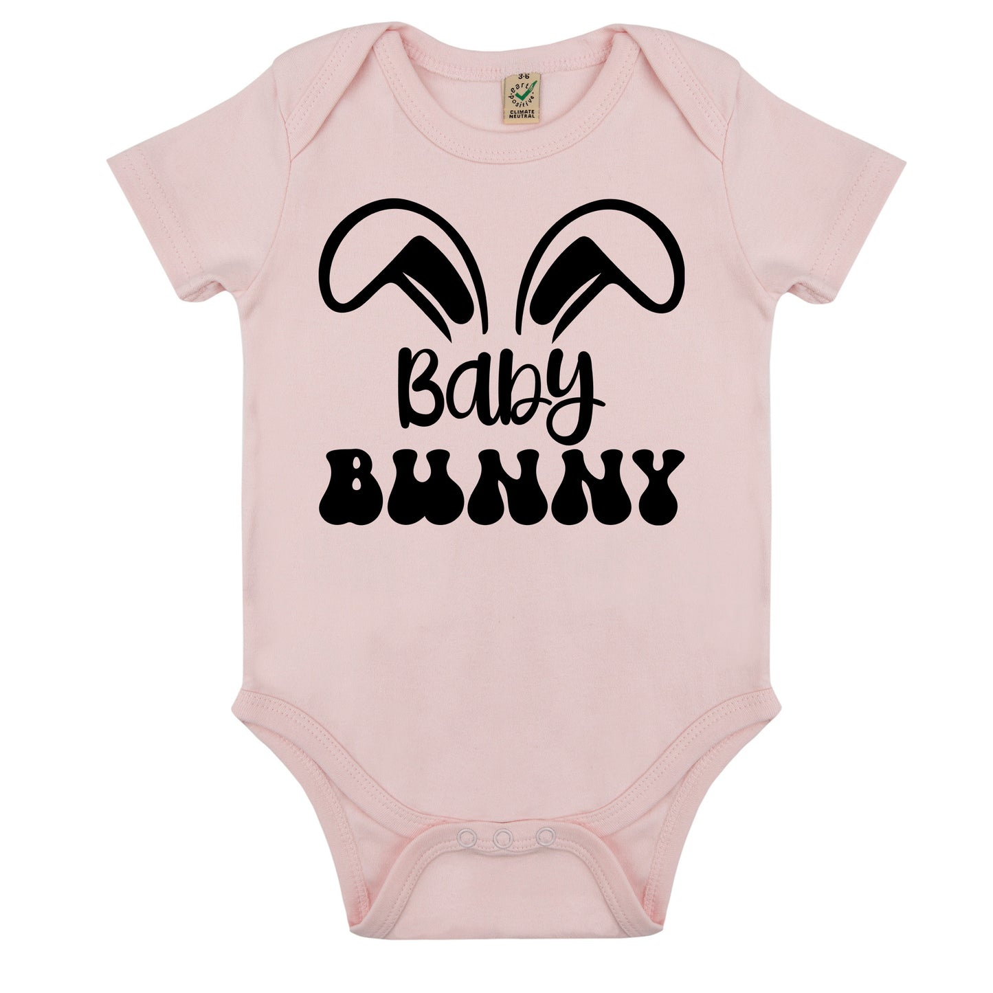 Baby Bunny Påsk Babybody Nyfödd