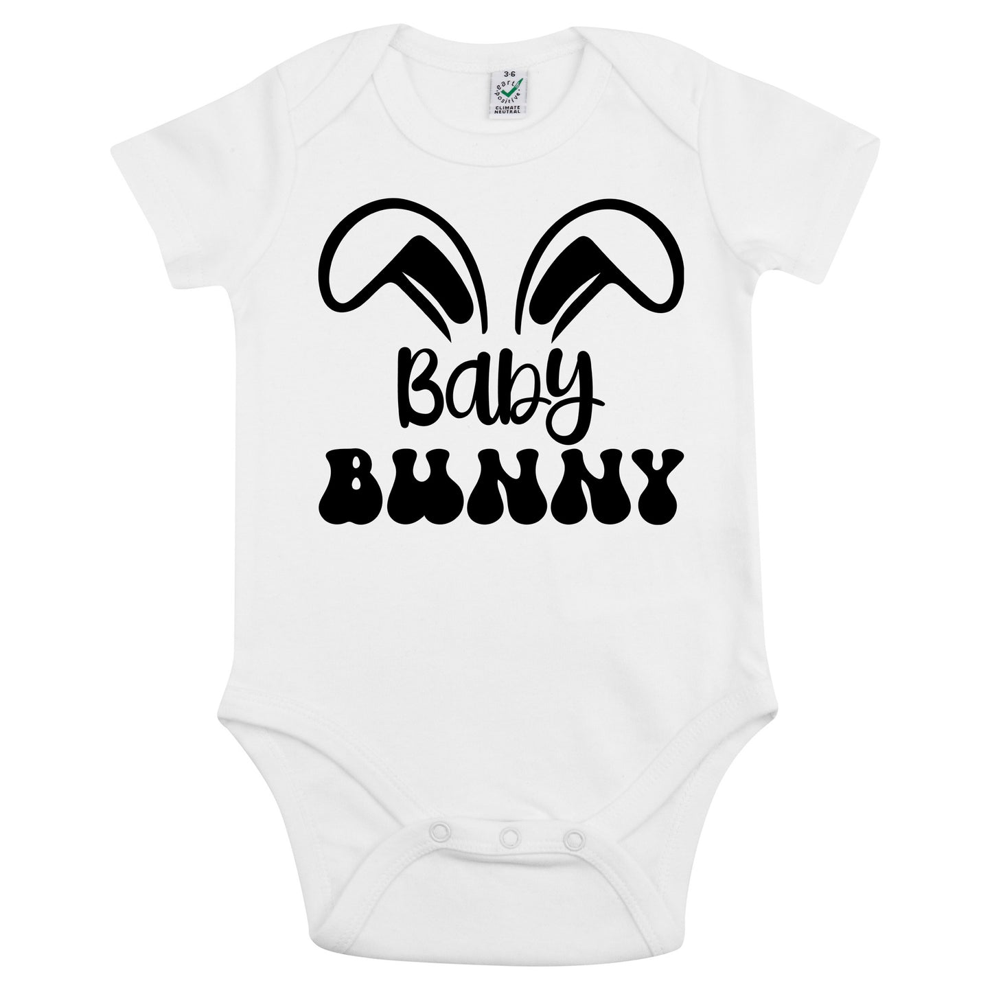 Baby Bunny Påsk Babybody Nyfödd