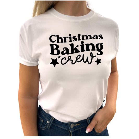 Christmas Baking Crew Jul T-shirt