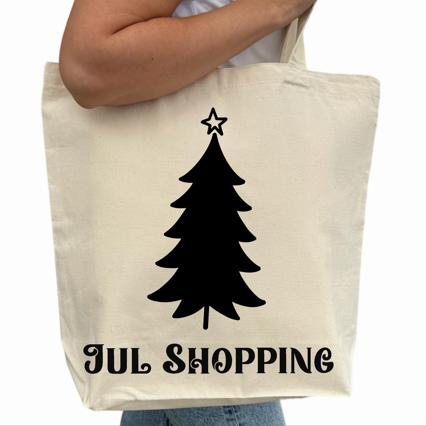 Jul Shopping Tygpåse