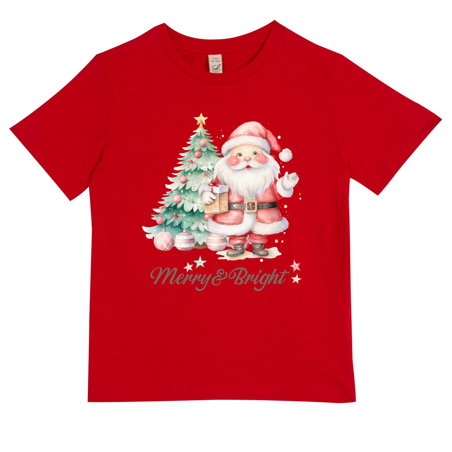 Merry & Bright Jul T-shirt Barn