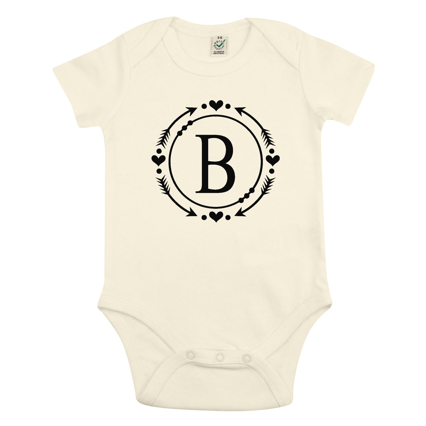 Monogram Babybody Nyfödd