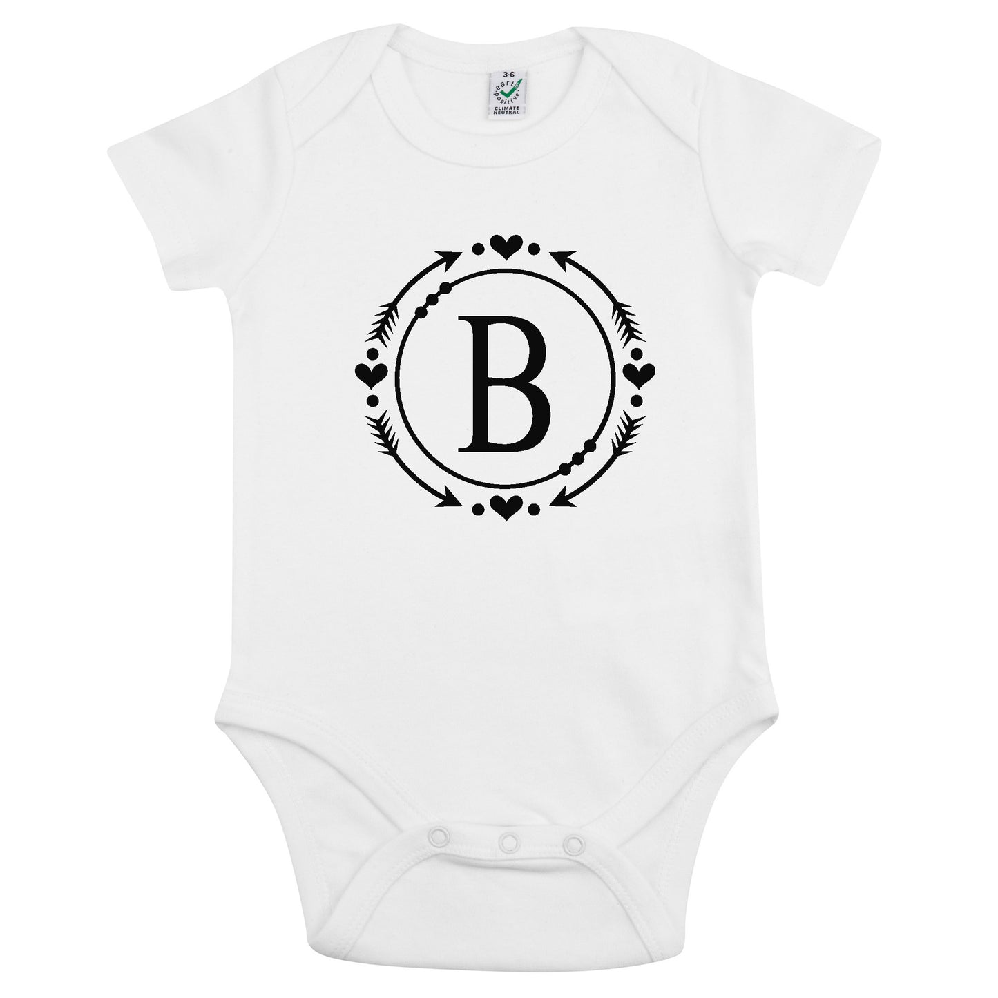 Monogram Babybody Nyfödd