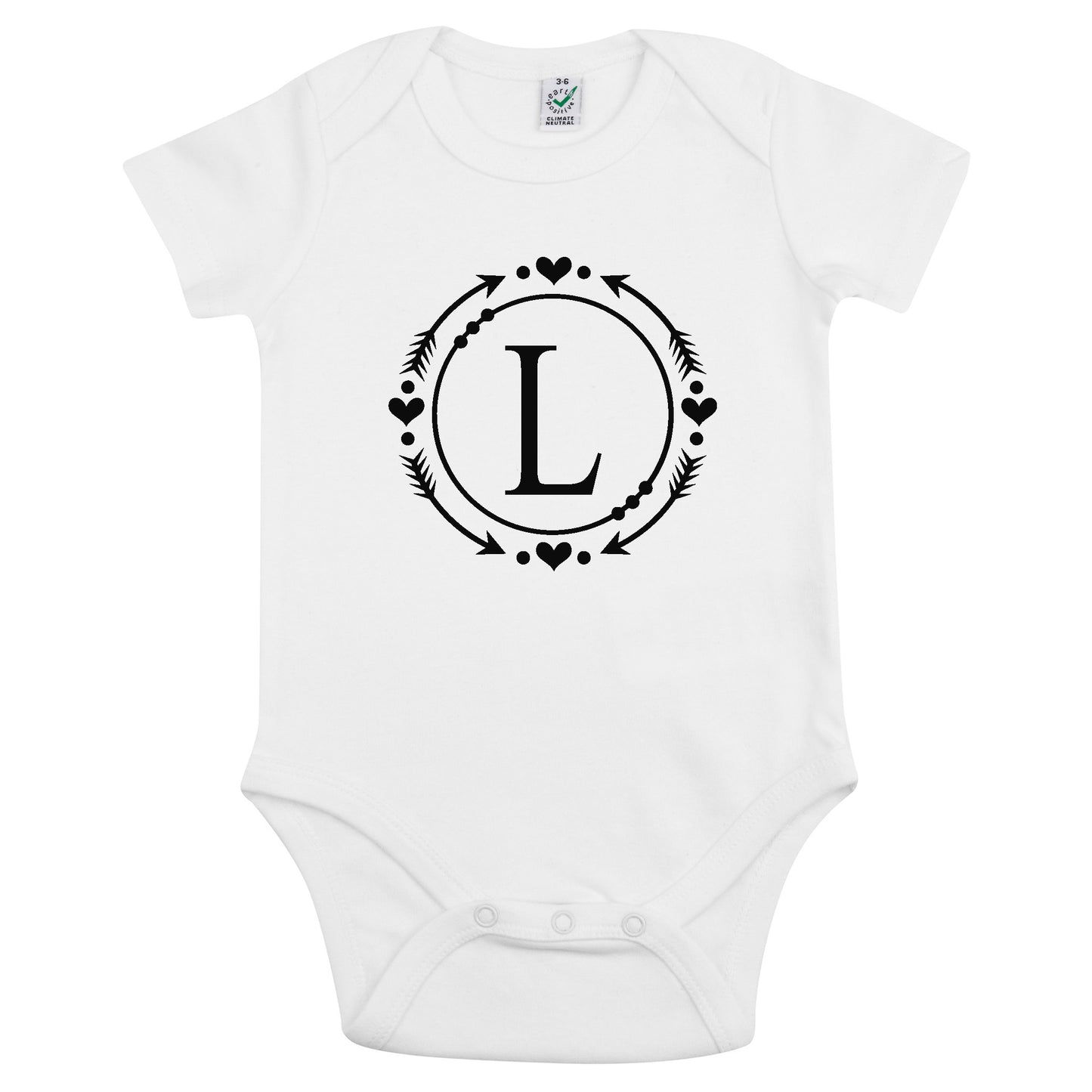 Monogram Babybody Nyfödd