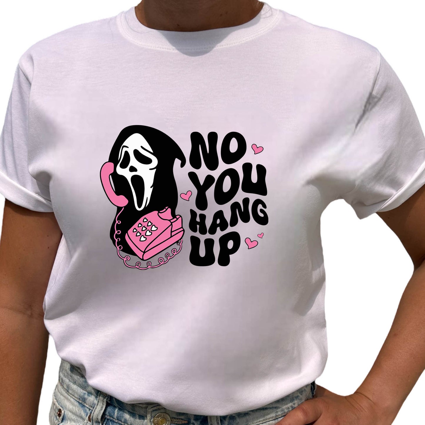 No You Hang Up Halloween T-shirt