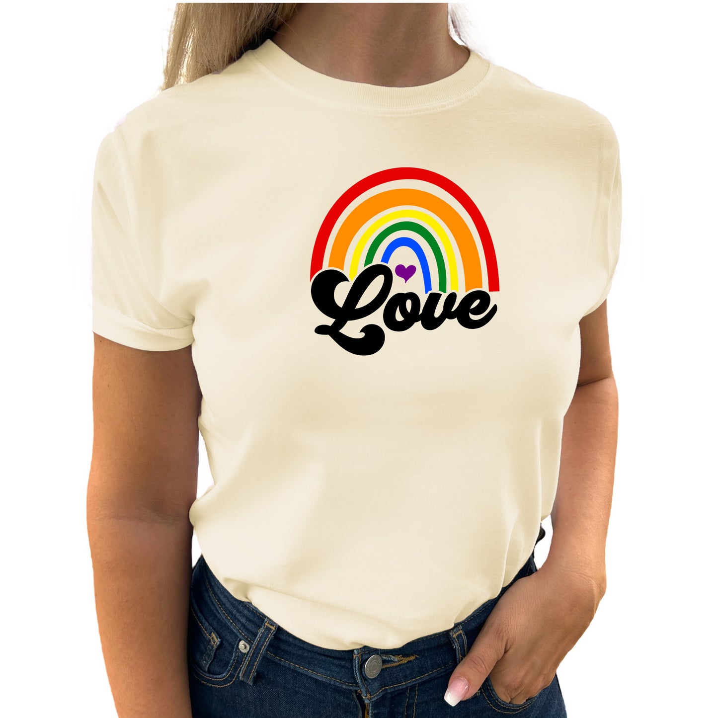 Pride Regnbåge T-Shirt