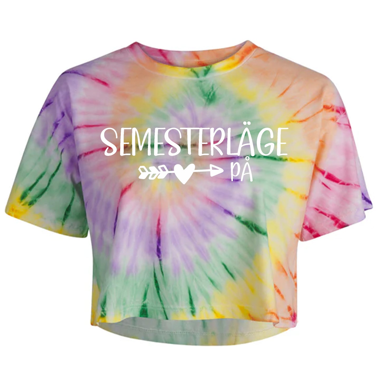 Semesterläge PÅ Crop Top T-shirt