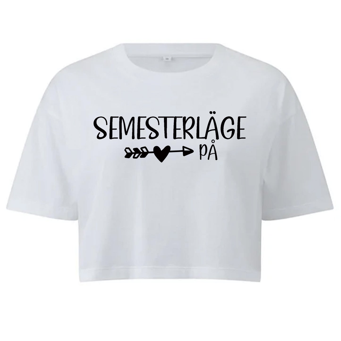 Semesterläge PÅ Crop Top T-shirt