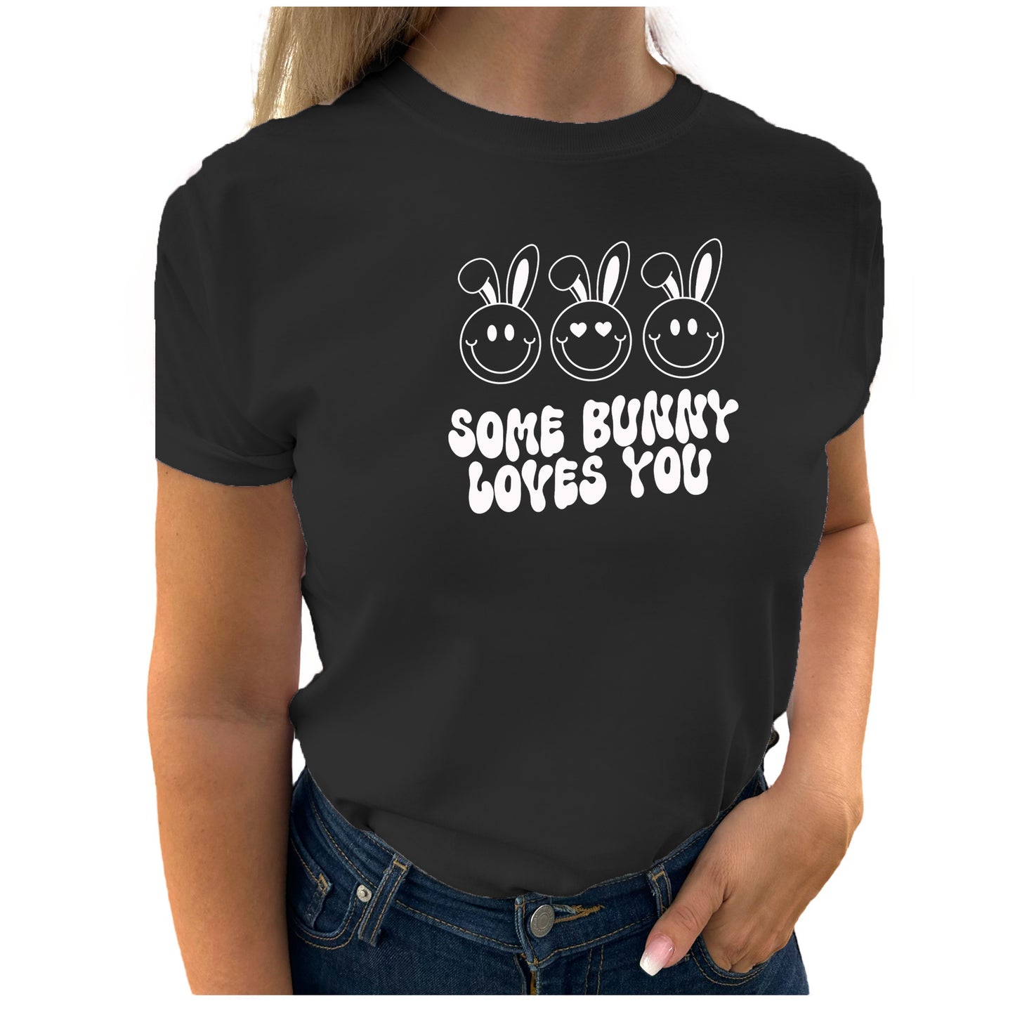 Some Bunny Loves You Påsk T-shirt