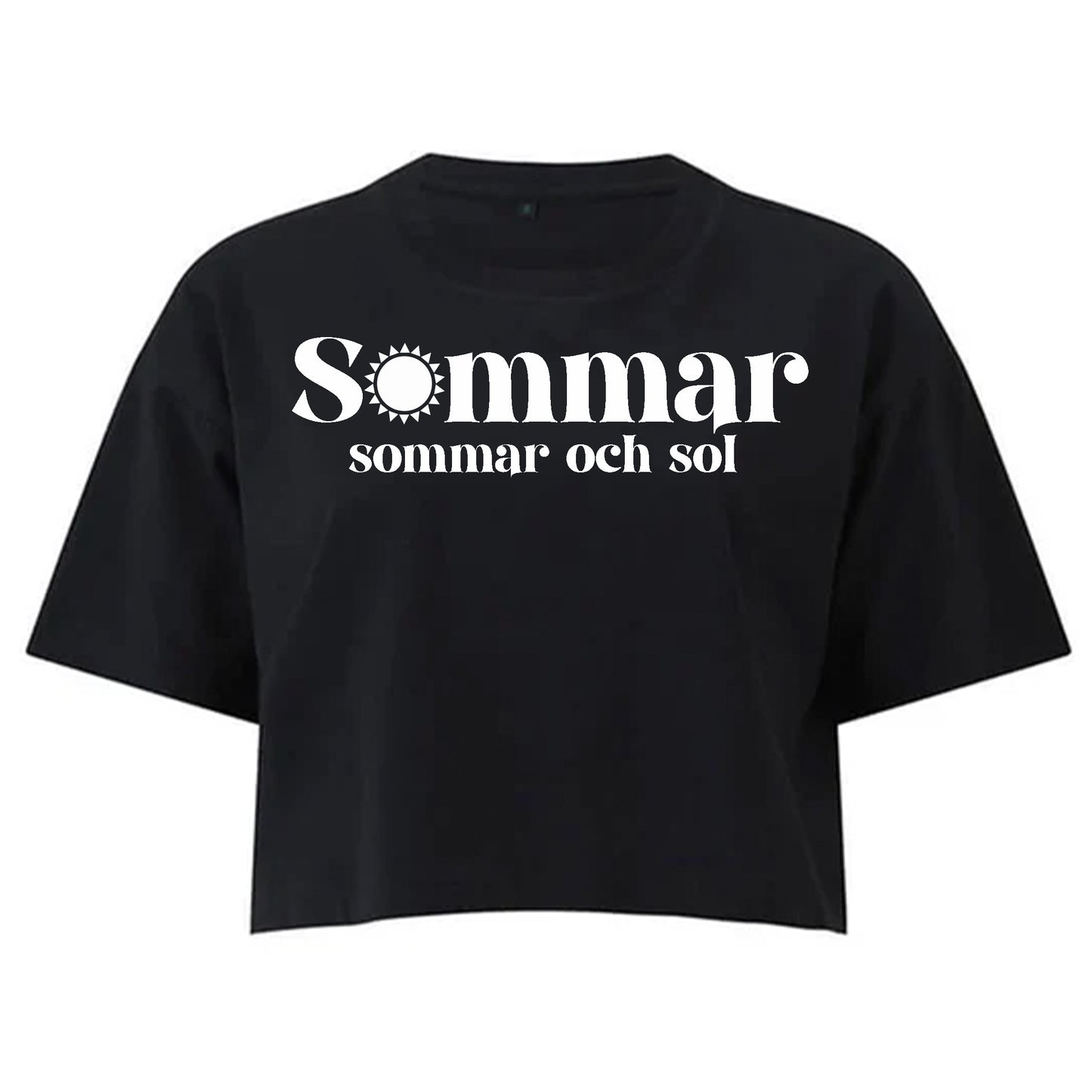 Sommar Sommar och Sol Crop Top T-shirt