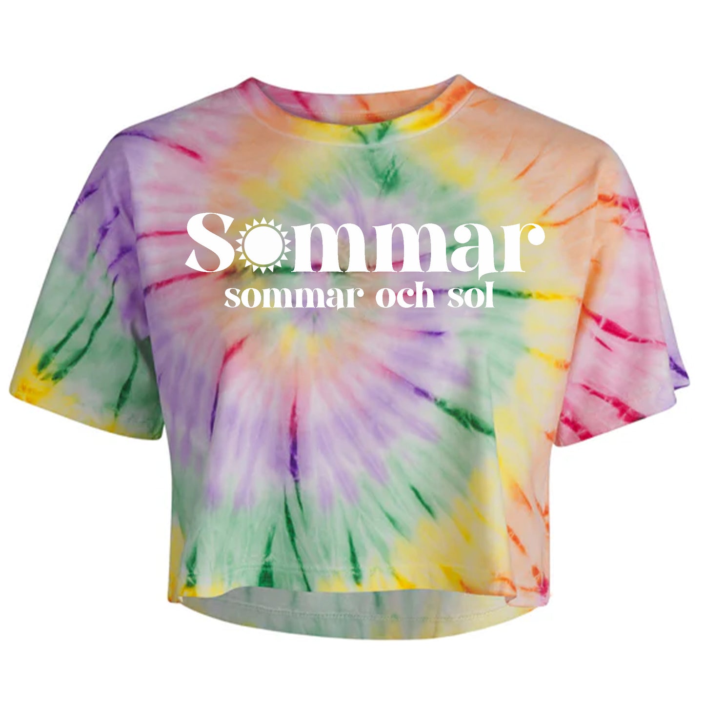 Sommar Sommar och Sol Crop Top T-shirt