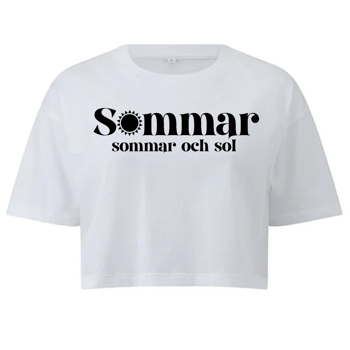 Sommar Sommar och Sol Crop Top T-shirt