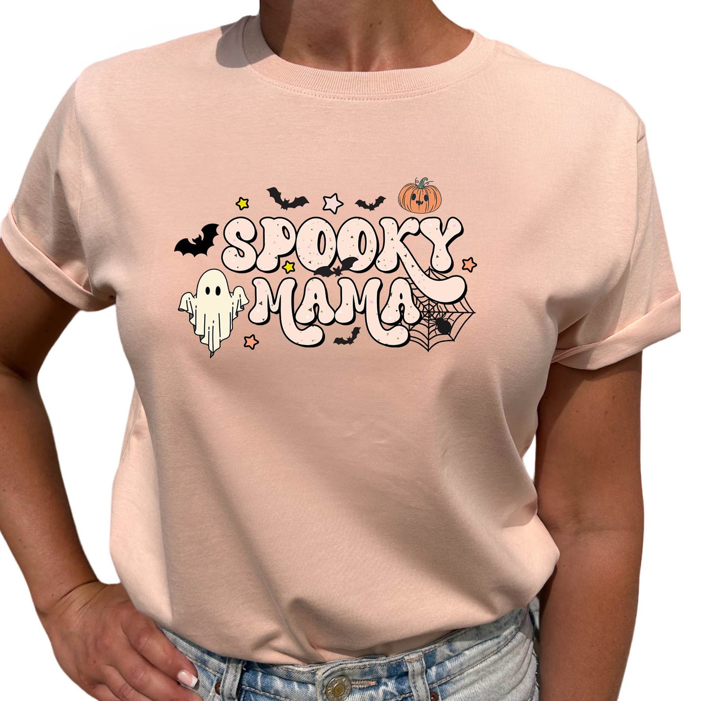 Spooky Mama Halloween T-shirt