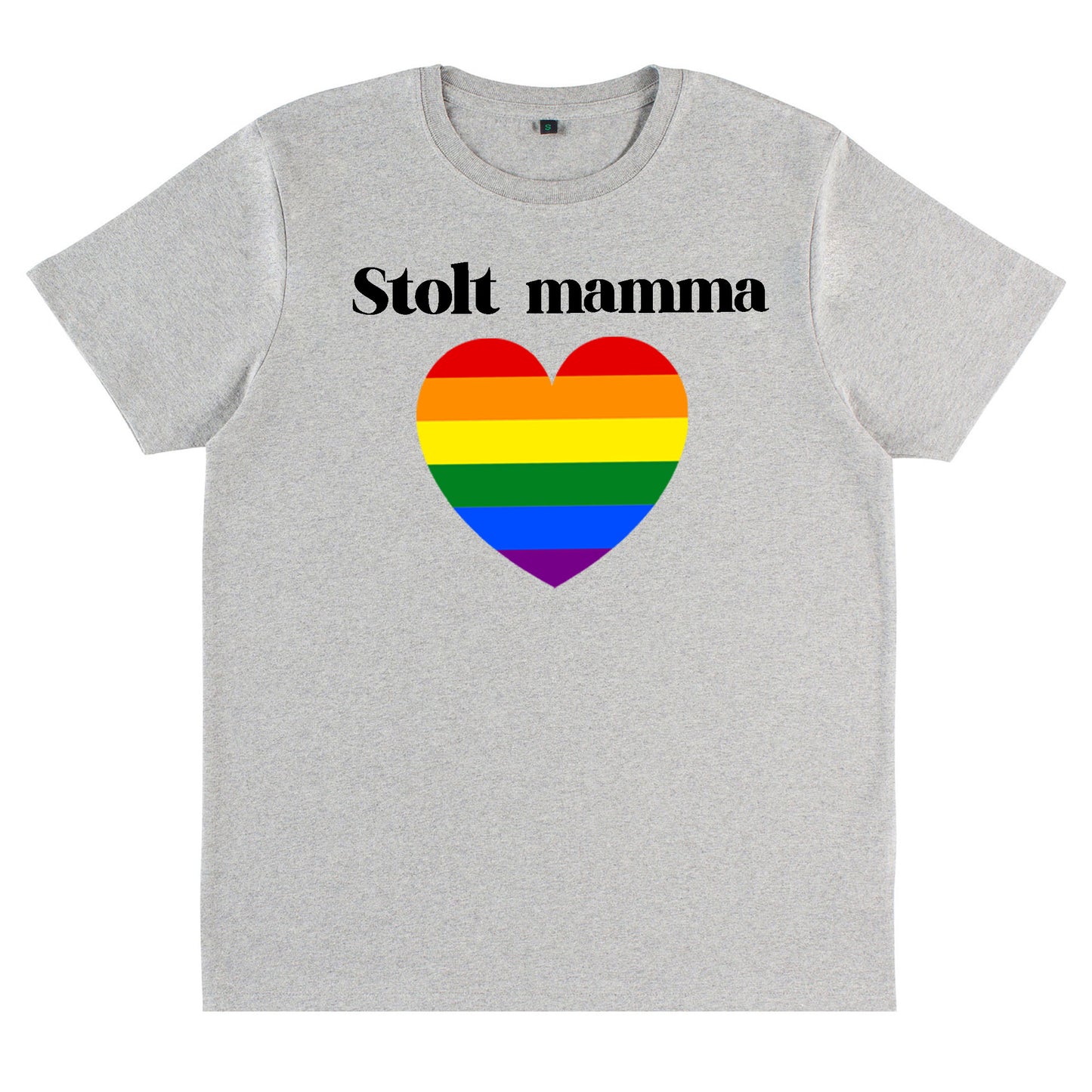 Stolt Mamma Pride Hjärta T-Shirt