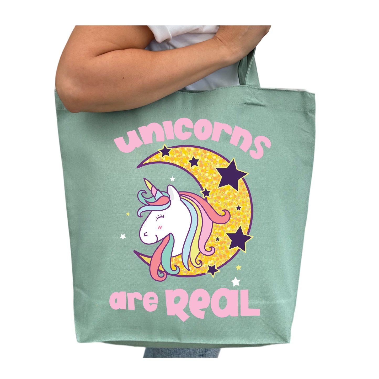 Unicorns Are Real Tygpåse